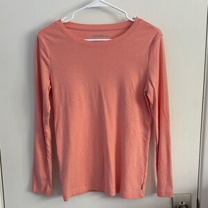 Eddie Bauer Women's Coral Long Sleeve Tee